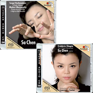 Sa Chen plays Rachmaninov, Mussorgsky & Chopin( 2 SACD +《Chopin in Paris》)【Limited Edition】