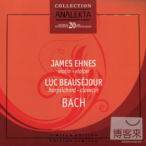 J.S. Bach: Complete Sonatas for Violin & Harpsichord / James Ehnes & Luc Beausejour (2CD)