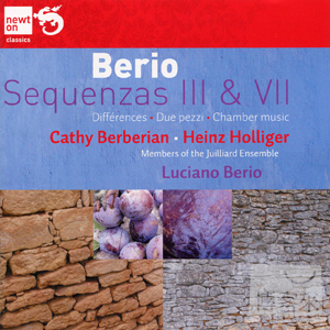 Luciano Berio: Sequenzas III & VII, Differences, Chamber Music, Due pezzi / Cathy Berberian, Heinz Holliger & Juilliard 