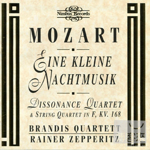 Mozart: Eine kleine Nachtmusik K.525, String Quartet K.158, K.465 / Rainer Zepperitz & Brandis Quartett