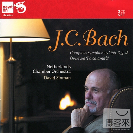 J.C. Bach: 15 Symphonies and Overture ’La calamita’ / David Zinman cond. Netherlands Chamber Orchestra (2CD)