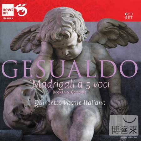 Carlo Gesualdo: 6 Books of Madrigals for 5 Voices (in 5-parts) / Quintetto Vocale Italiano (6CD)