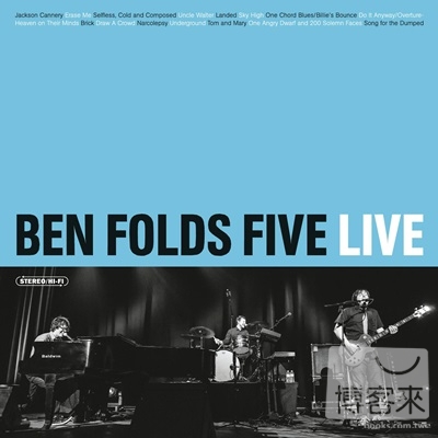 Ben Folds Five / Live (Vinyl Longplay 33 1/3) (2LP)(限台灣)