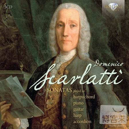 V.A. / Domenico Scarlatti: Sonatas Played on Harpsichord, Piano, Guitar, Harp & Accordion (5CD)