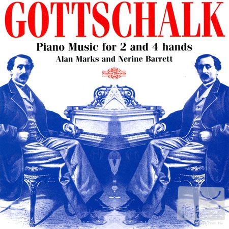 Louis Moreau Gottschalk: Piano Music for 2 and 4 Hands / Alan Marks & Nerine Barrett (2CD)