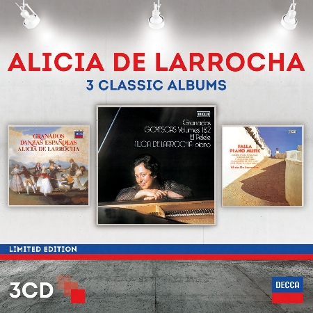 Alicia De Larrocha 3 Classic Albums (3CD)