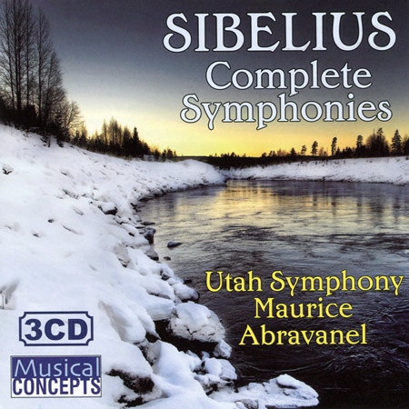Sibelius: Complete Symphonies / Maurice Abravanel cond. Utah Symphony Orchestra (3CD)