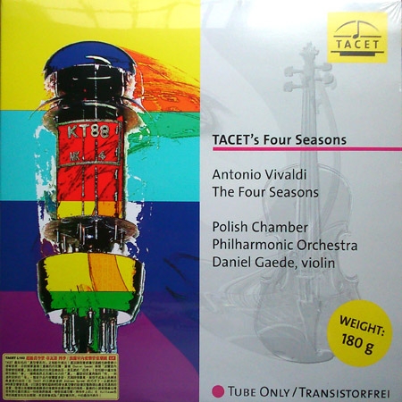 Antonio Vivaldi．The Four Seasons / Daniel Gaede, Violin / Polish Chamber Philharmonic Orchestra (180G LP)(限台灣)