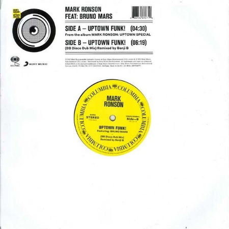 Mark Ronson / Uptown Funk (Vinyl)(限台灣)