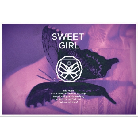 B1A4 / Sweet Girl 台灣獨占豪華限定Butterfly盤[CD+“從未曝光”簽名自拍寫真小卡一套5張(全三套共15張)+海報一款(全三款)+DVD]