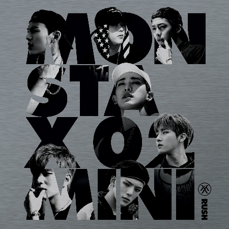 MONSTA X / 第二迷你專輯RUSH 獨家限量親筆簽名進口版(Official LA寫真版)