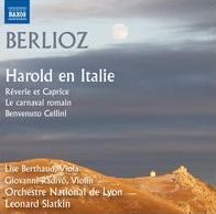 BERLIOZ: Harold en Italie, Le carnaval romain / Lise Berthaud, Giovanni Radivo, Leonard Slatkin, Lyon National Orchestra