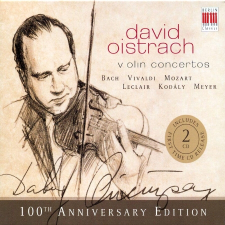 David Oistrakh: Violin Concertos - 100th Anniversary Edition (2CD)