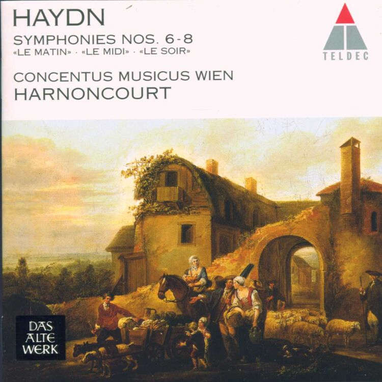 Haydn : Symphonies 6 ＂Le Matin＂, 7 ＂Le Midi＂ & 8 ＂Le soir＂ / Harnoncourt