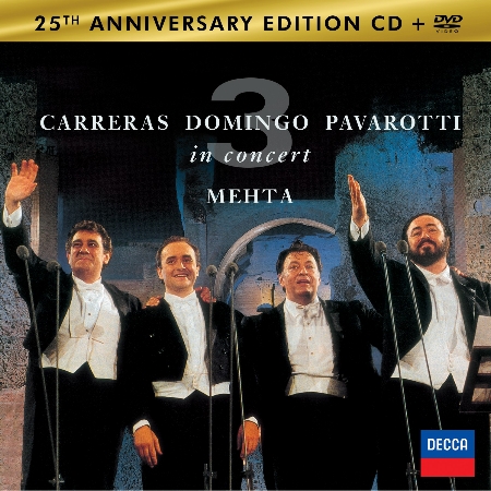 Three Tenors 25th Anniversary Edition / Luciano Pavarotti, Placido Domingo, Jose Carreras (CD+DVD)