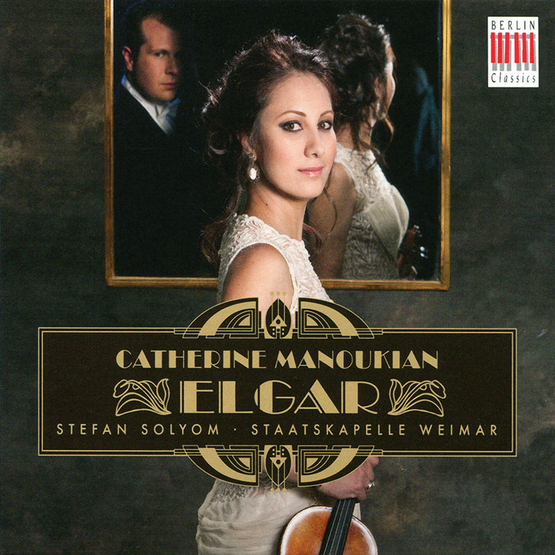 凱薩琳‧馬諾琪安演奏艾爾加：小提琴協奏曲、愛的禮讚、奉獻經 / 凱薩琳‧馬諾琪安 (CD)