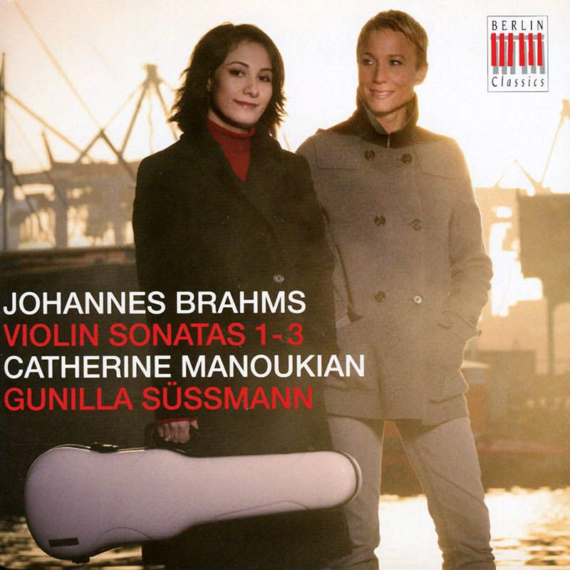 凱薩琳‧馬諾琪安演奏布拉姆斯：小提琴奏鳴曲與詼諧曲 / 凱薩琳‧馬諾琪安 (CD)