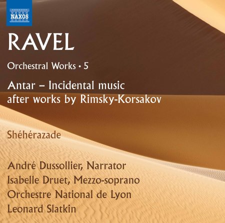 拉威爾：管弦樂作品 Vol.5 / 德呂埃(次女高音), 史拉特金(指揮) 里昂國家管弦樂團 (CD)