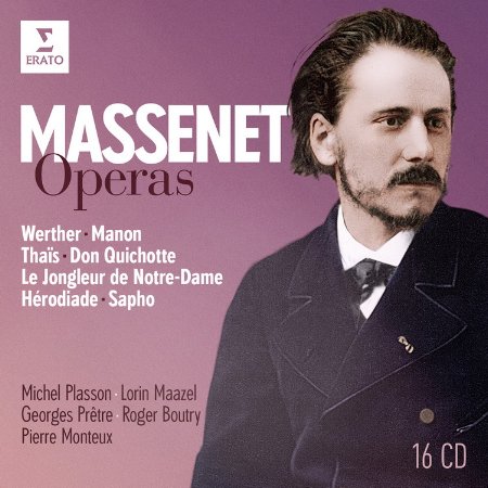 馬斯奈歌劇選集 歐洲進口盤 (16CD)(Massenet: Operas / Michel Plasson, Georges Prêtre, Lorin Maazel, Pierre Monteux