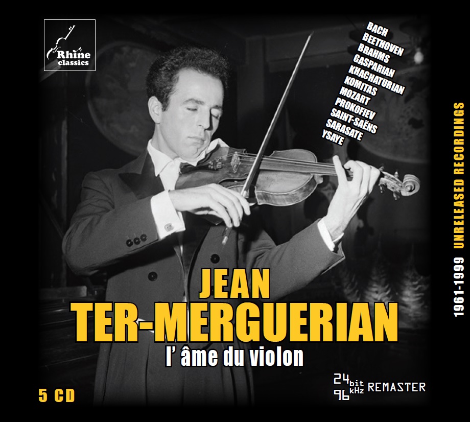 1961年Long-Thibaud小提琴大賽的金牌得主Jean Ter-Merguerian授權錄音 (5CD)