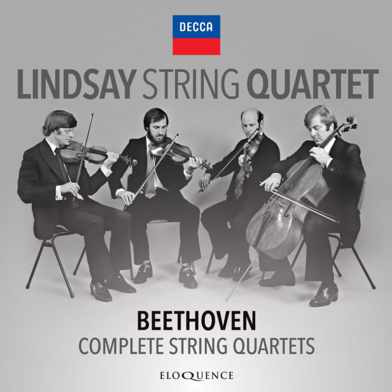 Lindsay String Quartet獲獎無數的貝多芬四重奏首次全集錄音 (原始封面收納)