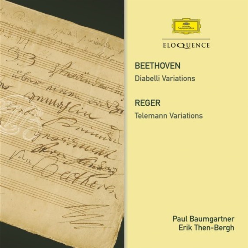 兩位鋼琴大師演奏貝多芬迪亞貝利變奏曲與雷格的泰雷曼變奏曲 (世界首度CD發行)