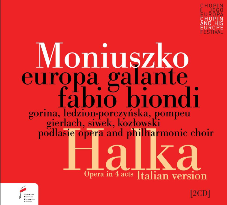 波蘭民族歌劇的經典代表作~哈爾卡(世界首度以古樂錄音) / 古樂大師法比歐.畢翁迪 (2CD)