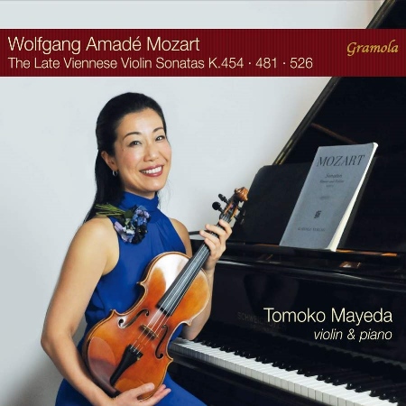 莫札特: 維也納晚期小提琴奏鳴曲 K.454,481&526 / 前田．朋子 (小提琴/鋼琴)