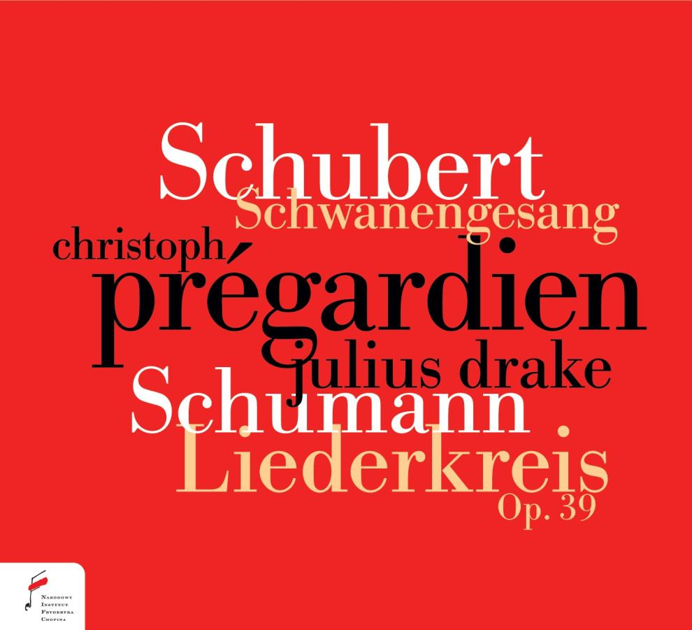 德國首席抒情男高音普列加迪恩演唱舒伯特天鵝之歌與舒曼艾辛朵夫聯篇歌曲集