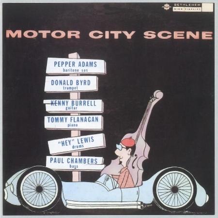 DONALD BYRD & PEPPER ADAMS / MOTOR CITY SCENE (LP)(限台灣)