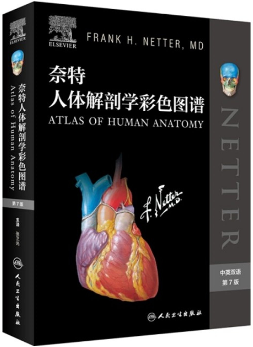 奈特人體解剖學彩色圖譜(第7版)