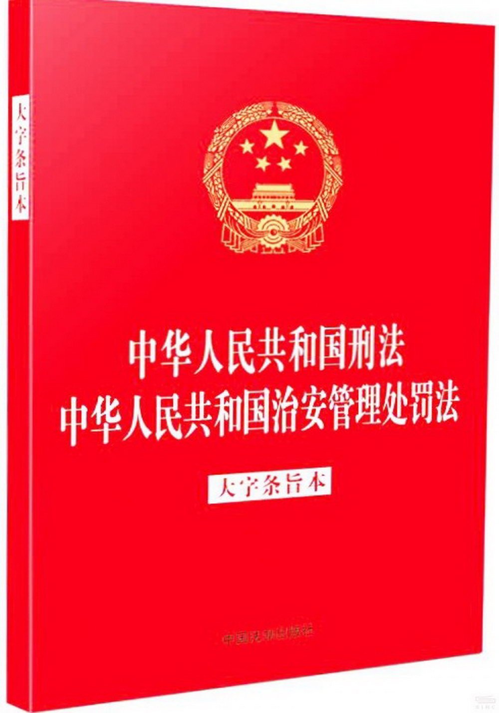 中華人民共和國刑法 中華人民共和國治安管理處罰法（大字條旨本）