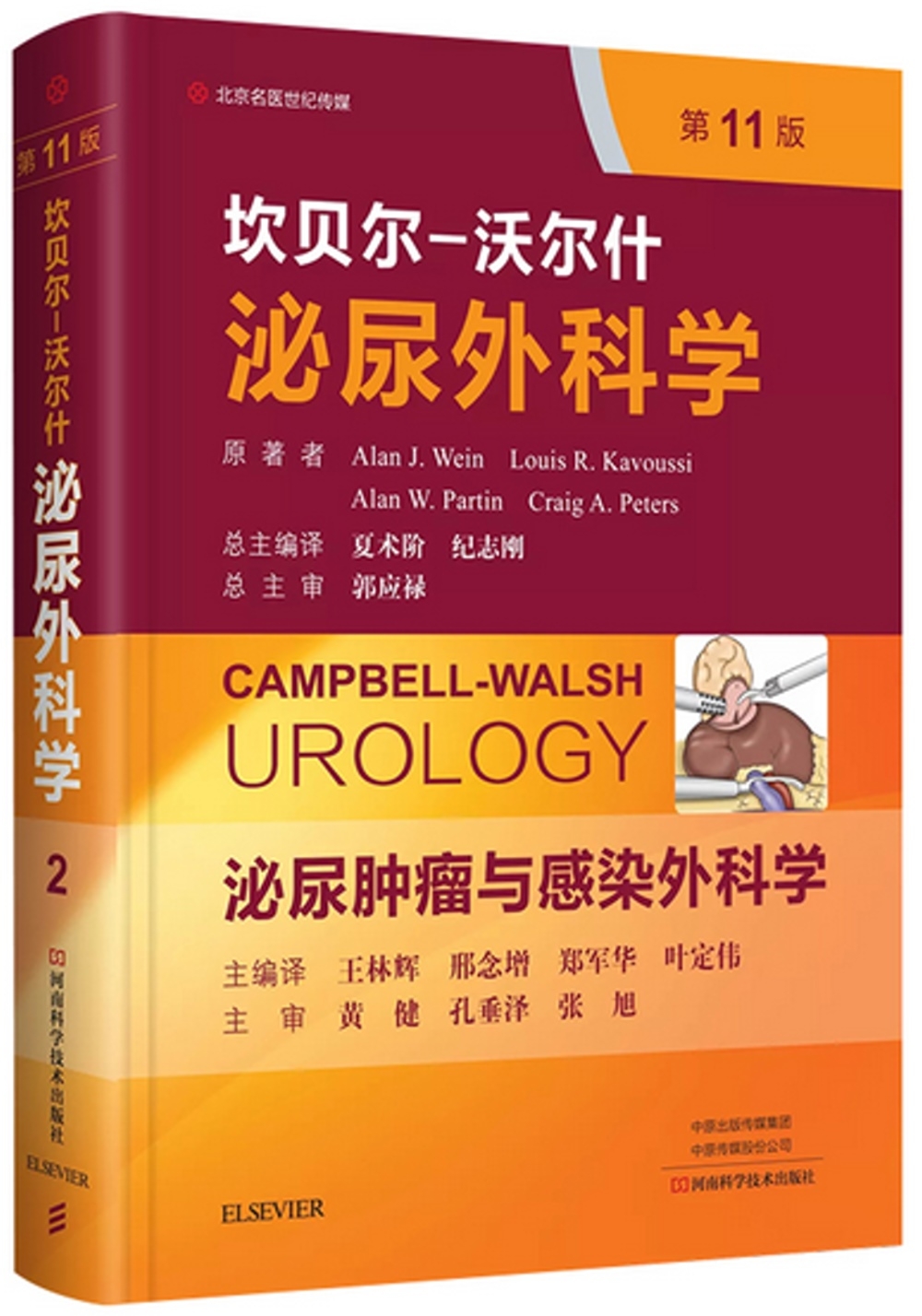 坎貝爾-沃爾什泌尿外科學--泌尿腫瘤與感染外科學（第2卷）（第11版）
