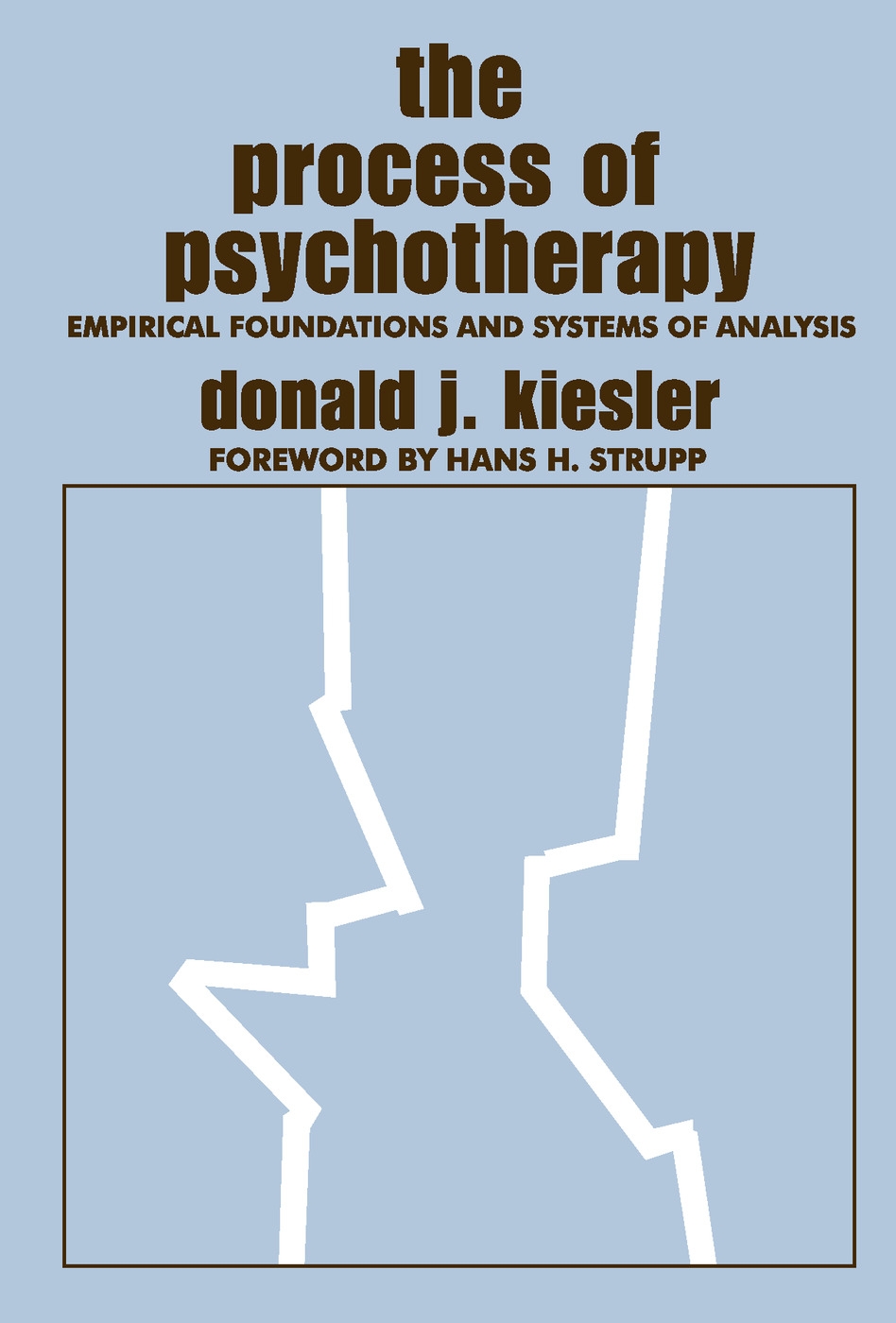 The Process of Psychotherapy: Empirical Foundations And Systems of Analysis