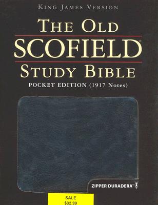 The Holy Bible: The Scofield Study Bible, King James Version, Black Leather, Duradera Zipper,
