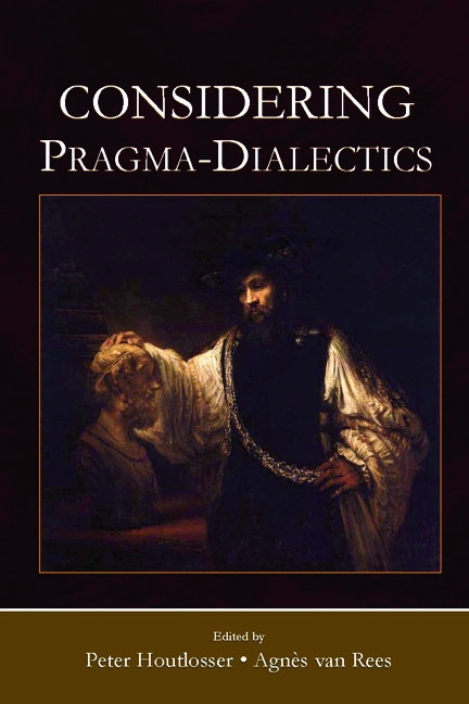 Considering Pragma-dialectics: A Festschrift for Frans H. Van Eemeren on the Occasion of His 60th Birthday