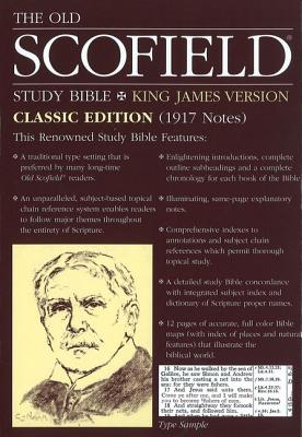 The Old Scofield Study Bible: King James Version, Navy, Bonded Leather, Classic Edition