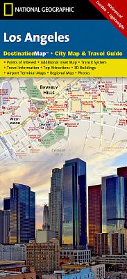 National Geographic Destination City Map Los Angeles: California