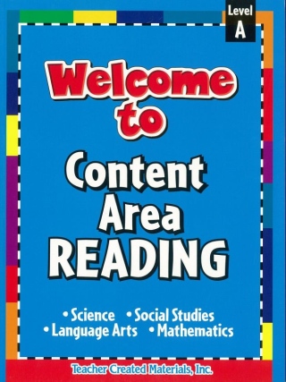 Welcome to Content Area Reading A