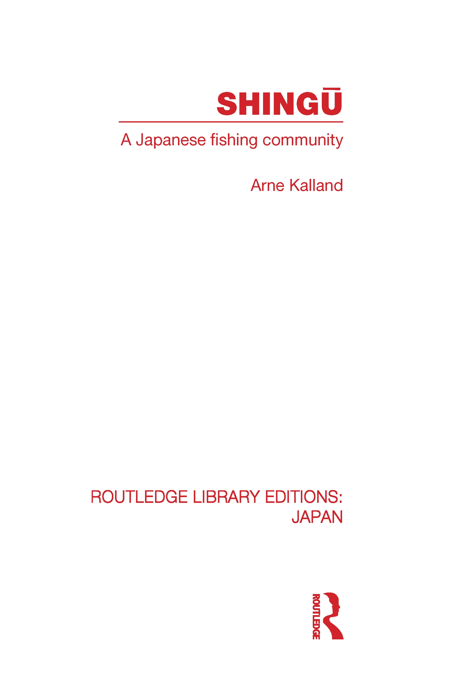 Shingu: A Japanese Fishing Community