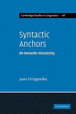 Syntactic Anchors: On Semantic Structuring