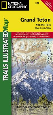 National Geographic Trails Illustrated Map Grand Teton National Park: Wyoming, USA