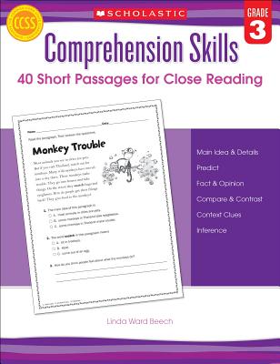 Comprehension Skills: Grade 3: 40 Short Passages for Close Reading