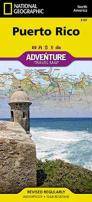 National Geographic Puerto Rico : North America: Adventure Travel Map