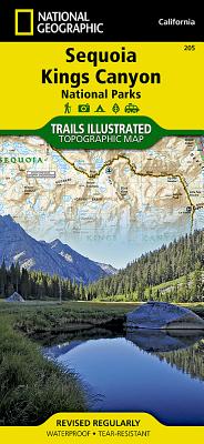 National Geographic Trails Illustrated Map Sequoia/Kings Canyon National Parks California, USA