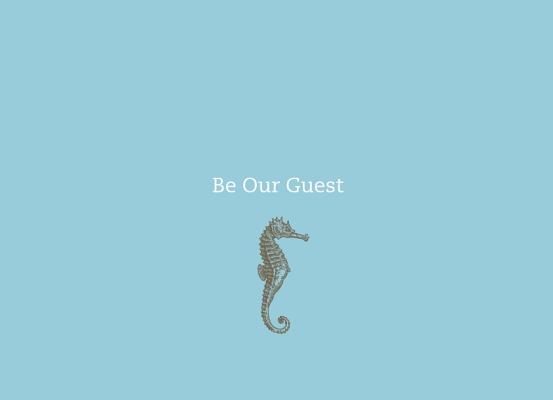 Be Our Guest: A Guest Book
