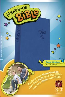 Hands-On Bible: New Living Translation, Paper Airplane, Leatherlike