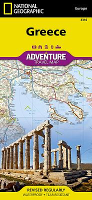 Greece Adventure Travel Map