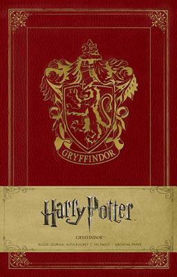 哈利波特：葛來分多學院硬殼橫線筆記本(13 x 21 cm / 192 頁)Harry Potter Gryffindor Hardcover Ruled Journal