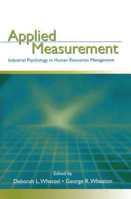 Applied Measurement: Industrial Psychology in Human Resources Management